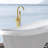 Freestanding Bathtub Faucet with Hand Shower-129758098