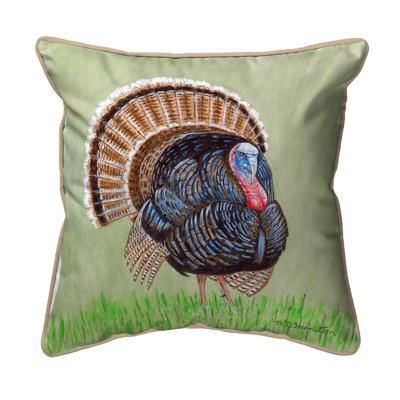 Housse de coussin d'extérieur carré Wild Turquie
