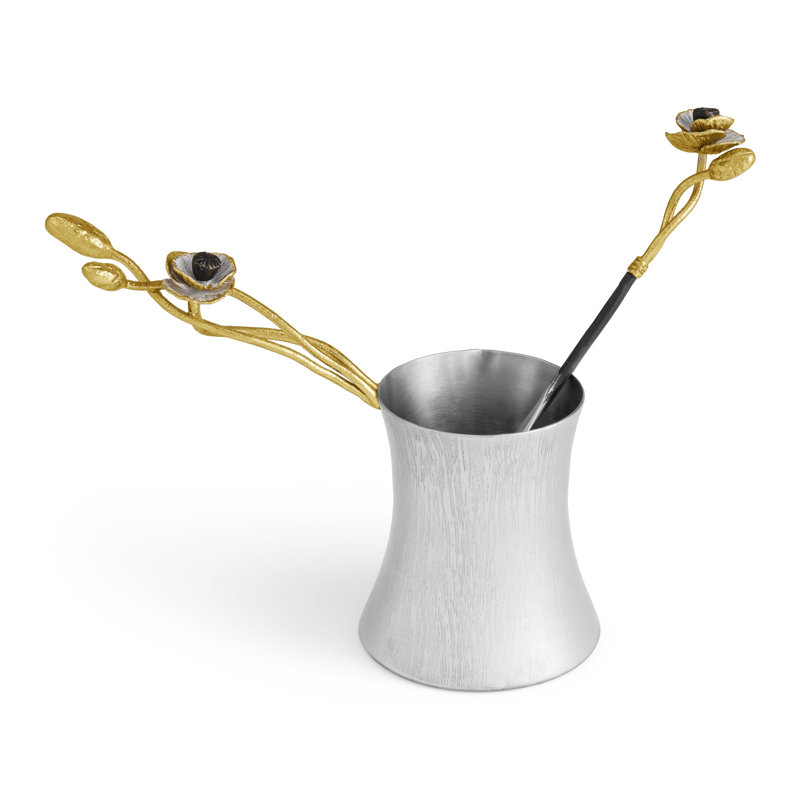 Anemone Coffee Pot with Spoon, Small