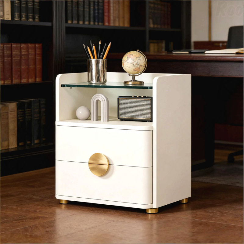 Side Cabinet, Bedside Table Storage Nightstand