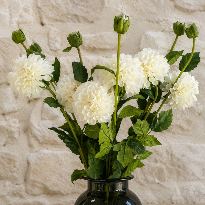 75 cm H Artificial Faux Floral, Cream