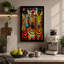 Three Zebras United Geometric - Print-136705723-136705721