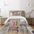 Ambesonne Heels and Dresses Bedspread Set Old Fashioned Multicolor-101566483