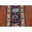 Vegetable Dye Purple Oushak Turkish Runner Rug