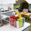 Bacs de rangement en plastique transparent avec couvercles, contenants de rangement empilables pour la cuisine, le garde-manger, le réfrigérateur, l'armoire et l'organisation à la maison