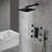 Revitalize 12 Inch Luxury Thermostatic Complete Shower System with Rough-in Valve-62520467