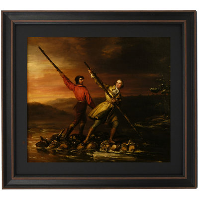 George Washington And Christopher Gist On The Allegheny By Daniel Huntington