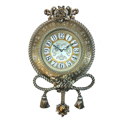 Resin Pendulum Wall Clock