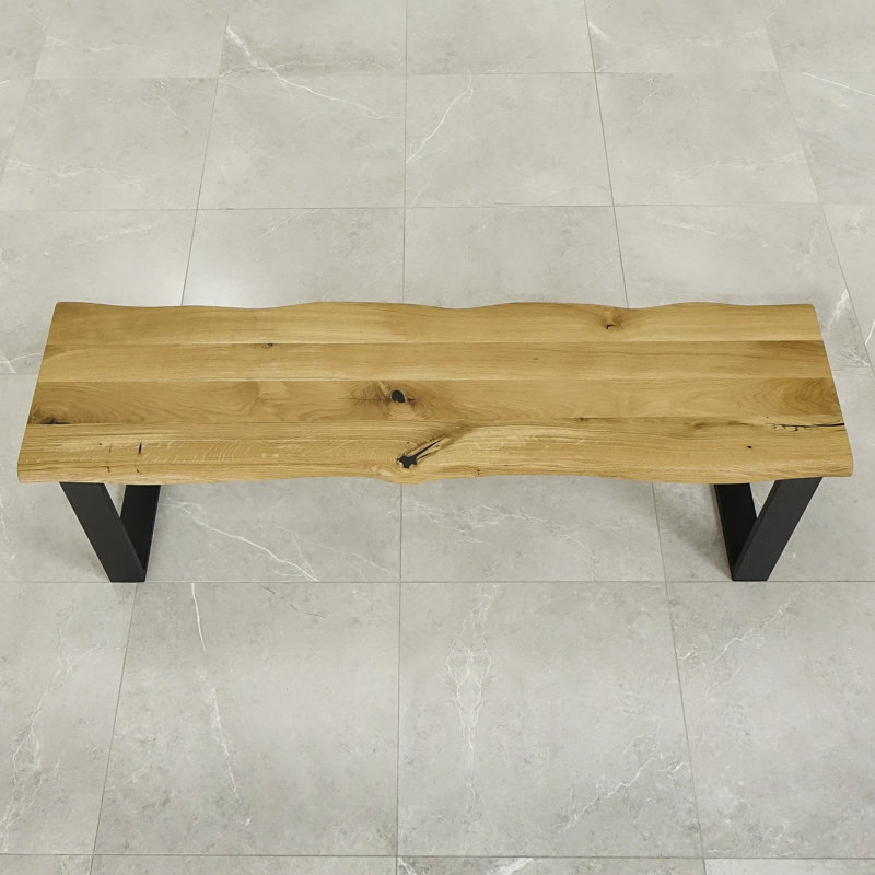 Johnson Solid Wood Bench, H49 x  W120 x D40cm, Natural Oil