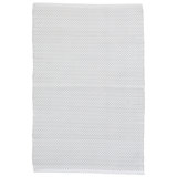 Herringbone Pearl Grey/White Handwoven Indoor/Outdoor Rug