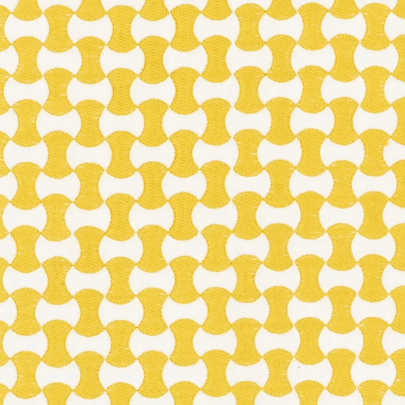 Tissu de broderie Nolita, Jaune