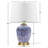 Blue Ceramic Ginger Jar Table Lamp