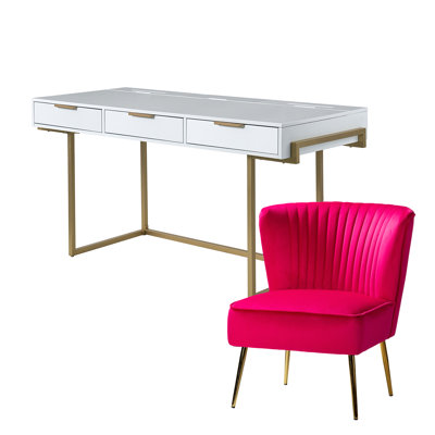 Euclid Modern 2-Piece Desk Office Chair Set
