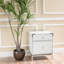 Table de bout moderne blanche