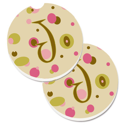 Sous-verre Initiale Monogram
