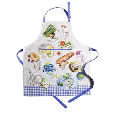 Maison d'Hermine Gourmand 100% Cotton Apron - 27.5" x 31.5"