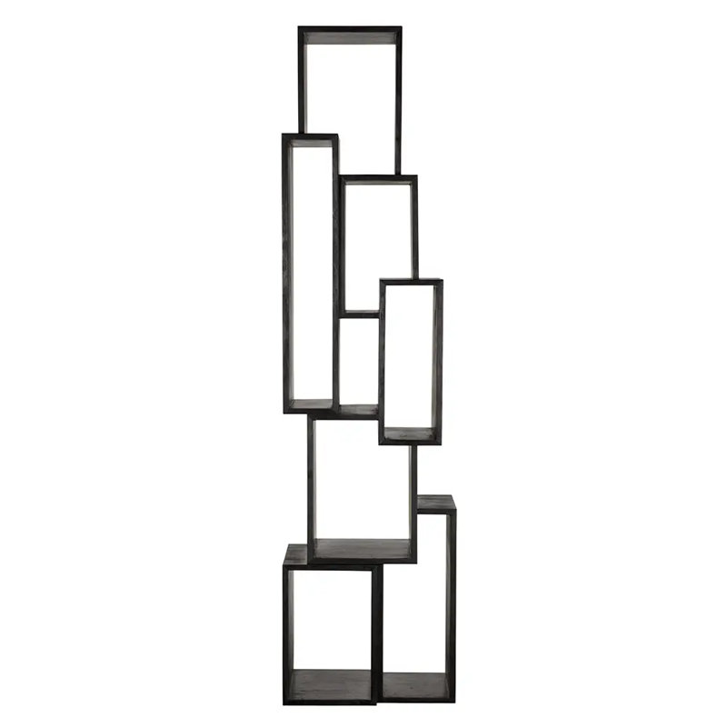 Lincoln Solid Wood Geometric Bookcase