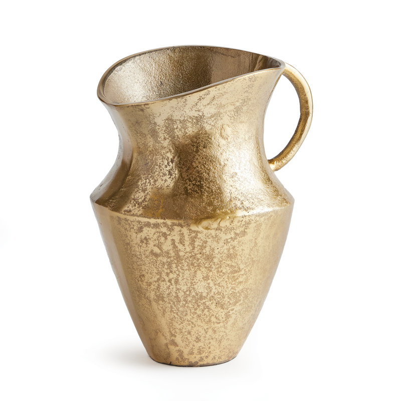 Visarion Aluminium Table Vase, 11" H x 7.25" W x 8.50" D