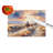 Cattle Drive at Sunset Glass Cutting Board