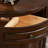 American style solid wood half round sideboard