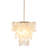 Exquisite Layered Capiz Shell Chandelier