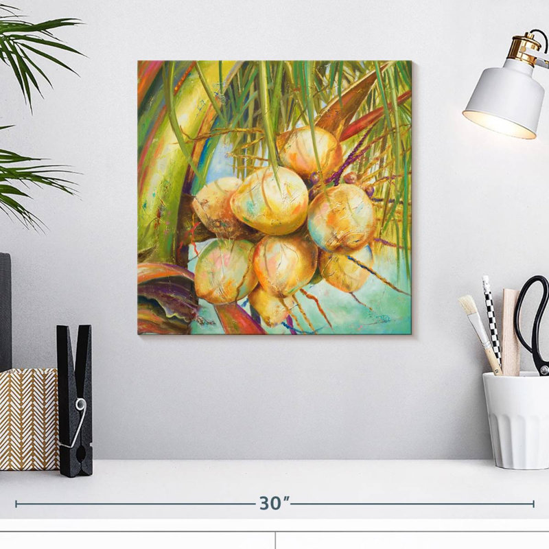 Harnek Patricia's Coconuts I, 16" H x 16" W