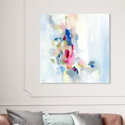 " Abstract Mi Alegria, Modern & Contemporary Pink " by Oliver Gal