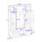 Sophisticated Wood Hall Tree with Hooks, Elegant Arch Details and Adjustable Shelves-159733433