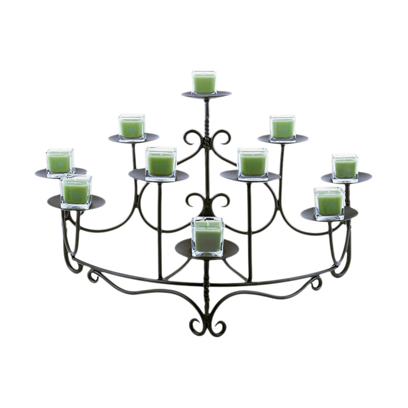 14'' H Metal Fireplace Candelabra
