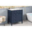 Meuble-lavabo de 30 po avec lavabo supérieur, meuble-lavabo moderne avec 2 tiroirs et tiroir escamotable, meuble-lavabo simple-1845869711