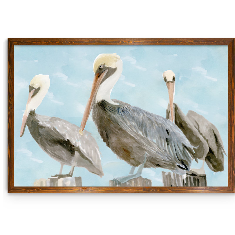 « molle brown pelican iii » par paul cezanne-photo, reproduction d’art encadrée, Impression encadrée, érable