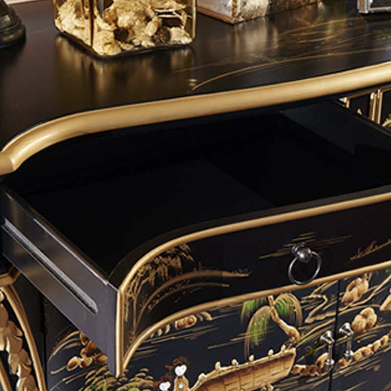 Tanette 51.18 " W Sideboard, Black