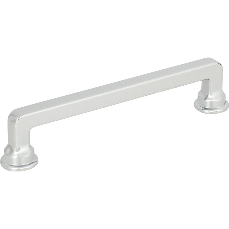 Polished Chrome Traditional Bar Pull with Mounting Hardware
