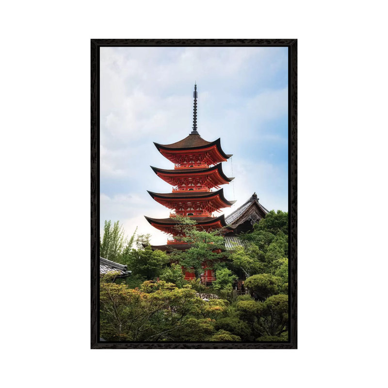 Summer In Japan XVI by Daisuke Uematsu - Print on Canvas, Black Framed, 101.6cm H x 66.04cm W x 3.81cm D