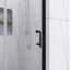 37.38'' 36'' W x 72'' H Semi-Frameless Shower Door with Clear Glass-98698040