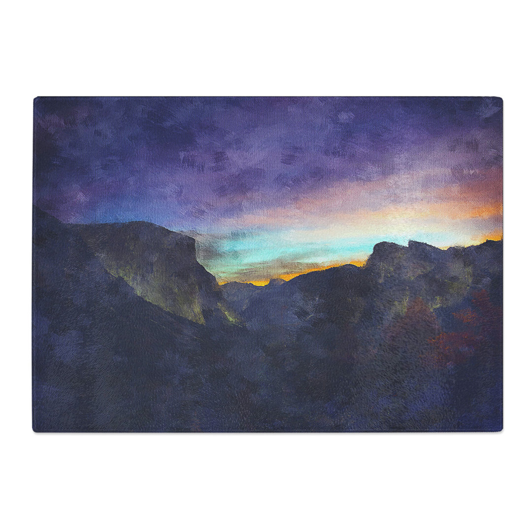 Tempered Glass Sunrise in Yosemite Valley California Chopping Board