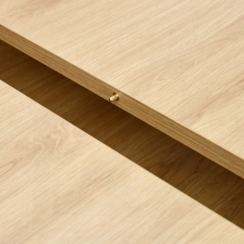 Table de salle à manger extensible avec rangement, 59 à 71 pouces, Bois