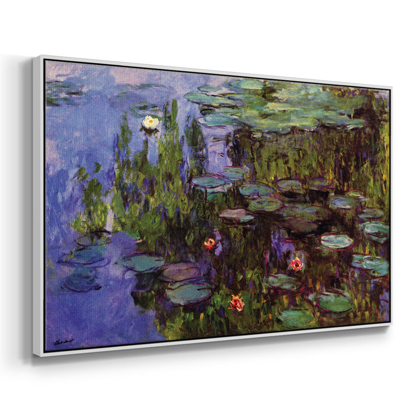 Monet, H 27 po x l 41 po x P 2 po, Blanc