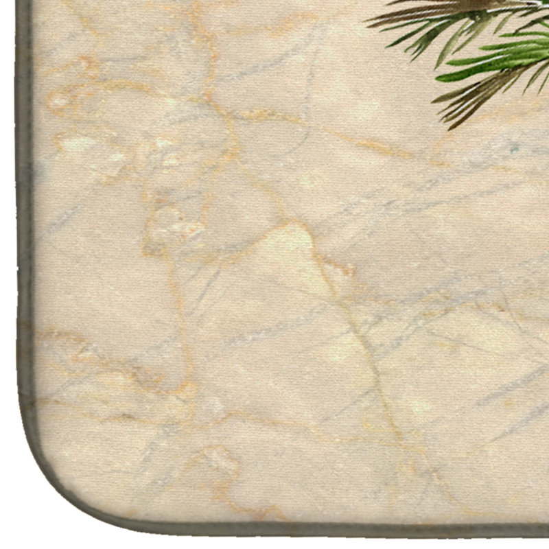Tapis de séchage Palm Tree, Gris clair