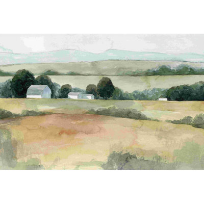 «Family Farm I» par Grace Popp - reproduction sur toile tendue