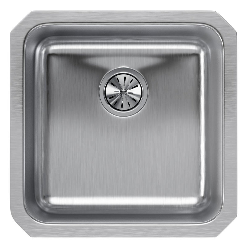 Évier de cuisine encastrable L 18,5 po x l 18,5 po Lustertone