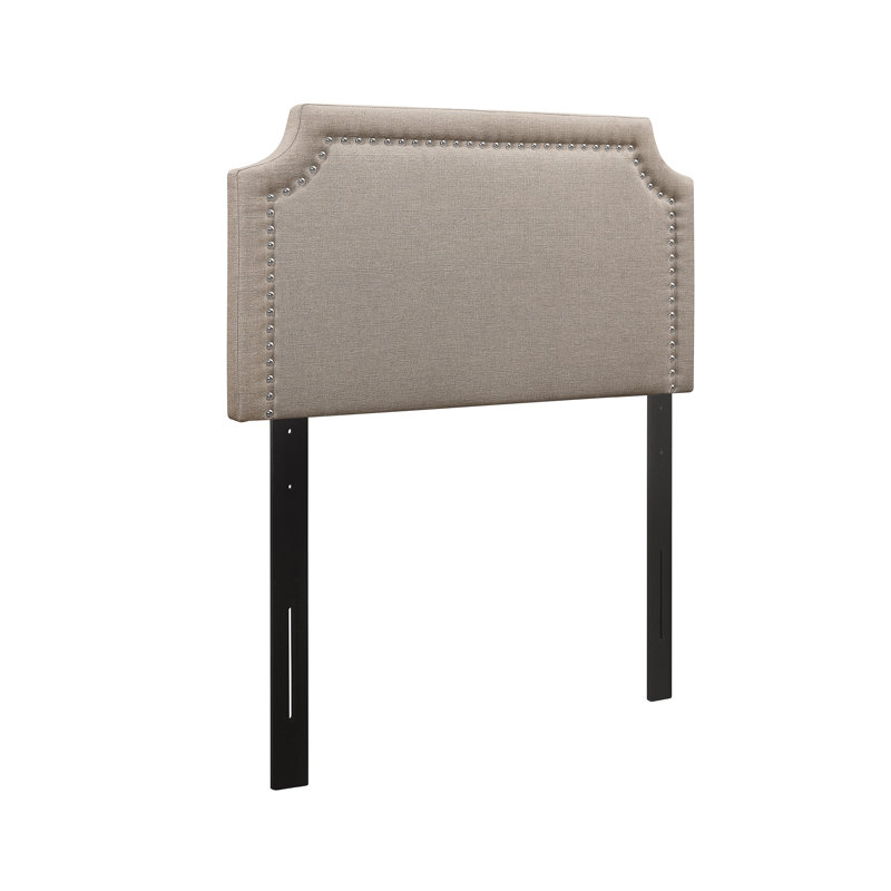 Daleiza Upholstered Panel Headboard, Twin, Beige