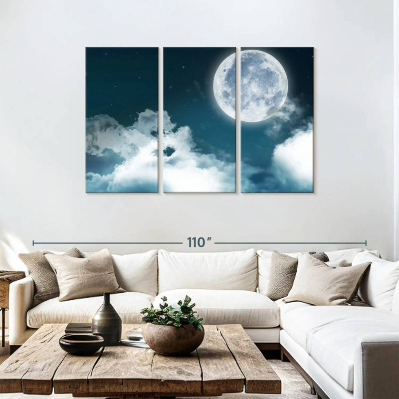 Oberle Night Sky With Clouds, 48" H x 74" W