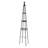 Mckayla 61 in. H x 13 in. W Iron Obelisk Trellis-1858884803