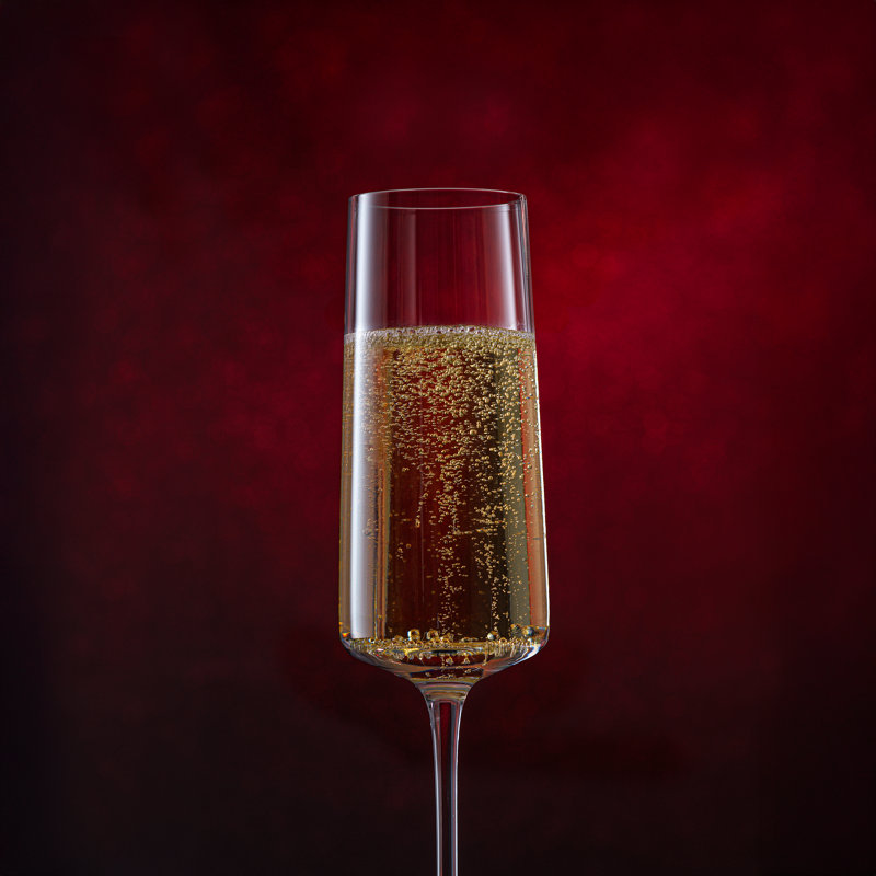 Flûte à champagne 7 oz Sidney, ensemble de 4, transparent