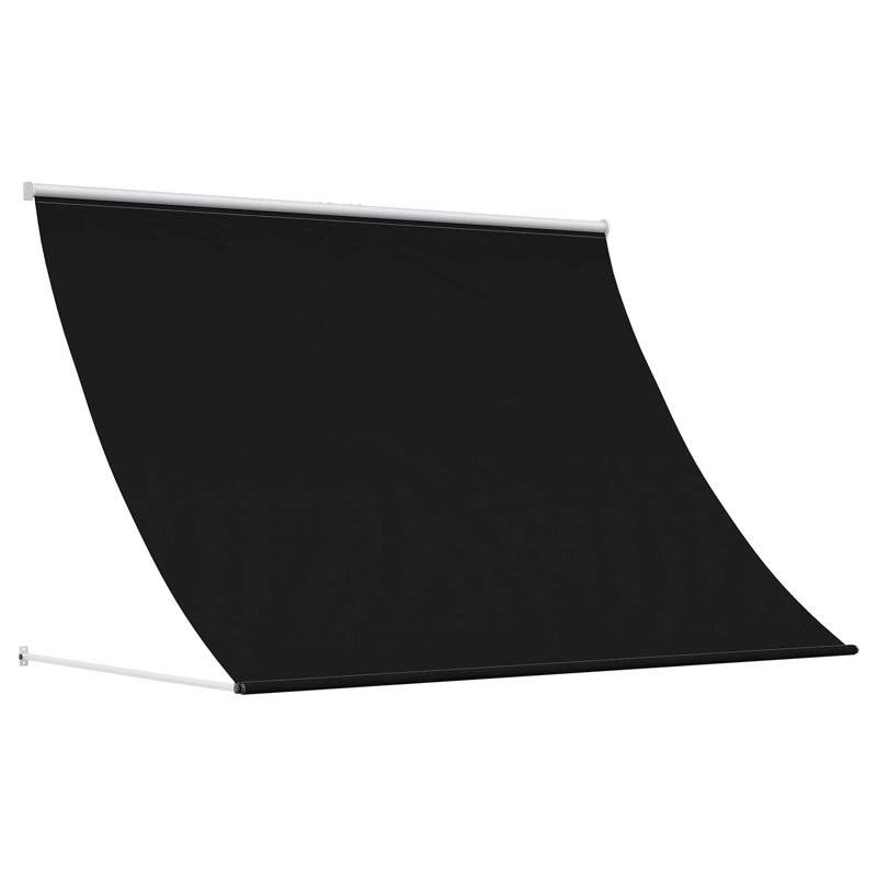VidaXL Retractable, 350cm W x 150cm D, Black