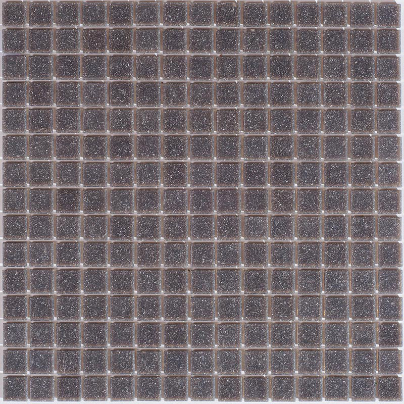 Dune 0.8" x 0.8" Glass Grid Mosaic Wall & Floor Tile , Fog Gray