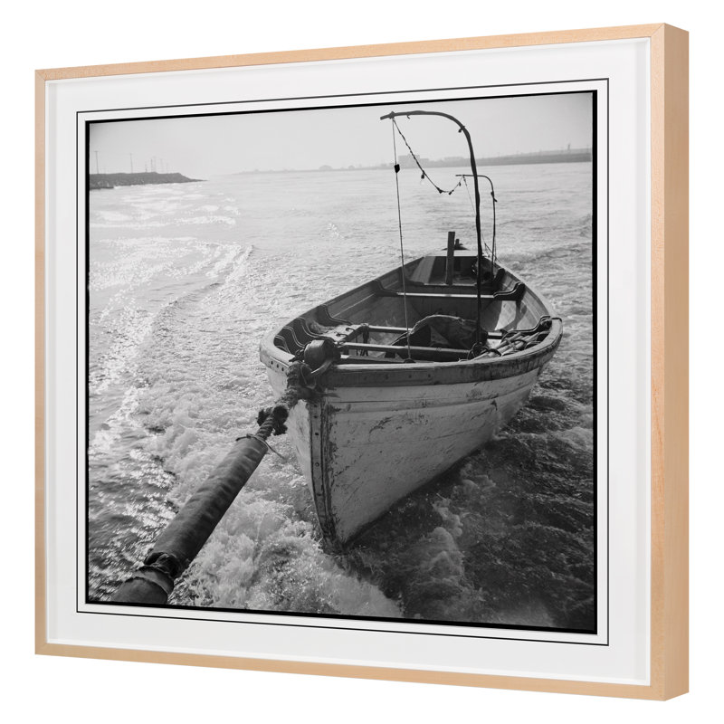 Boat Angles 1 Print by Grand Archives, Maple Framed, 22" H x 22" W