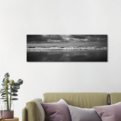 Field Of Bluebonnets, Hill County, Texas, USA - No Frame Panoramic Print on Canvas