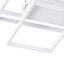 Raffa 3-Light Neutral Style Rectangular LED Semi Flush Mount Ceiling Light-1819785639-1790519392